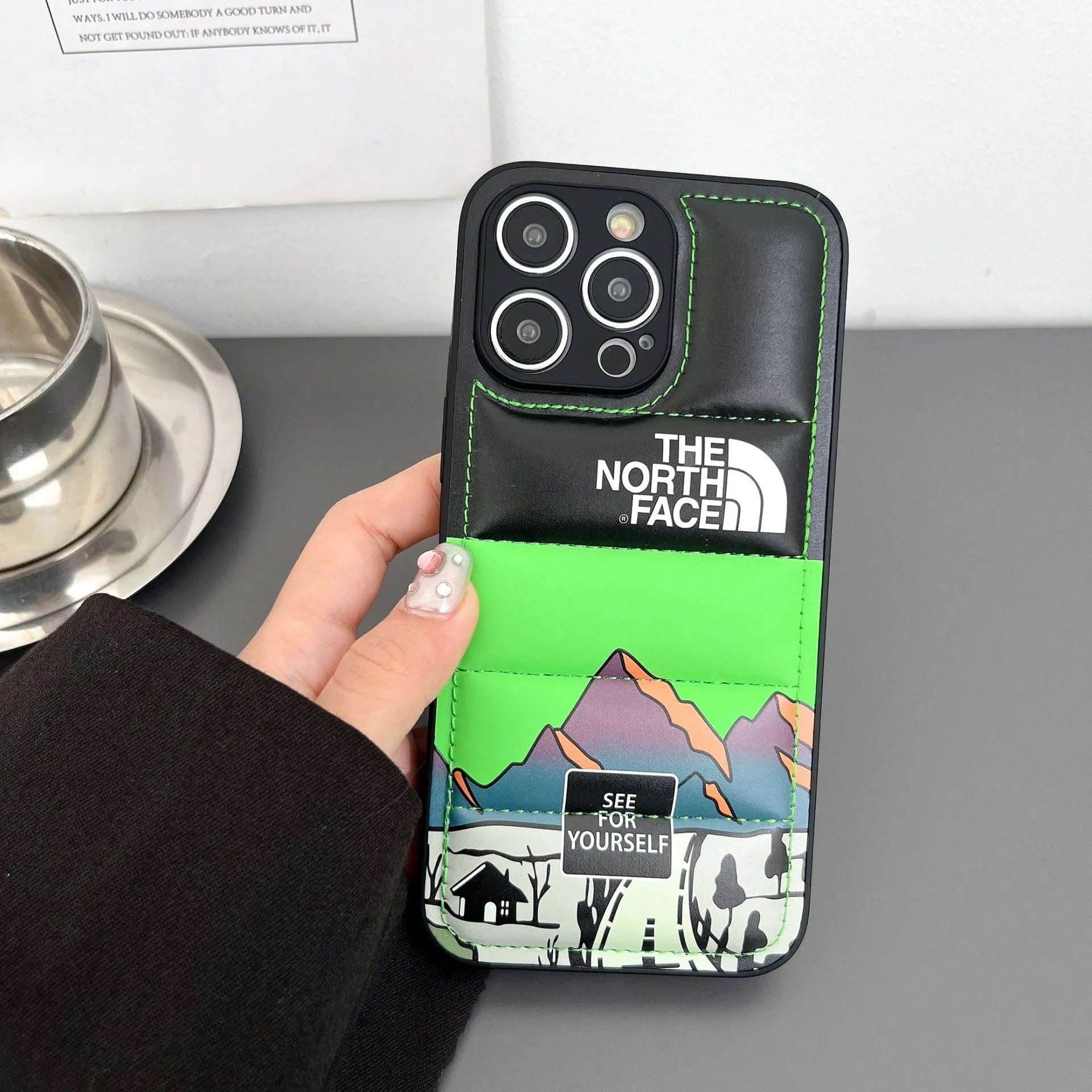 The North Face Goose Down Socket iPhone Case