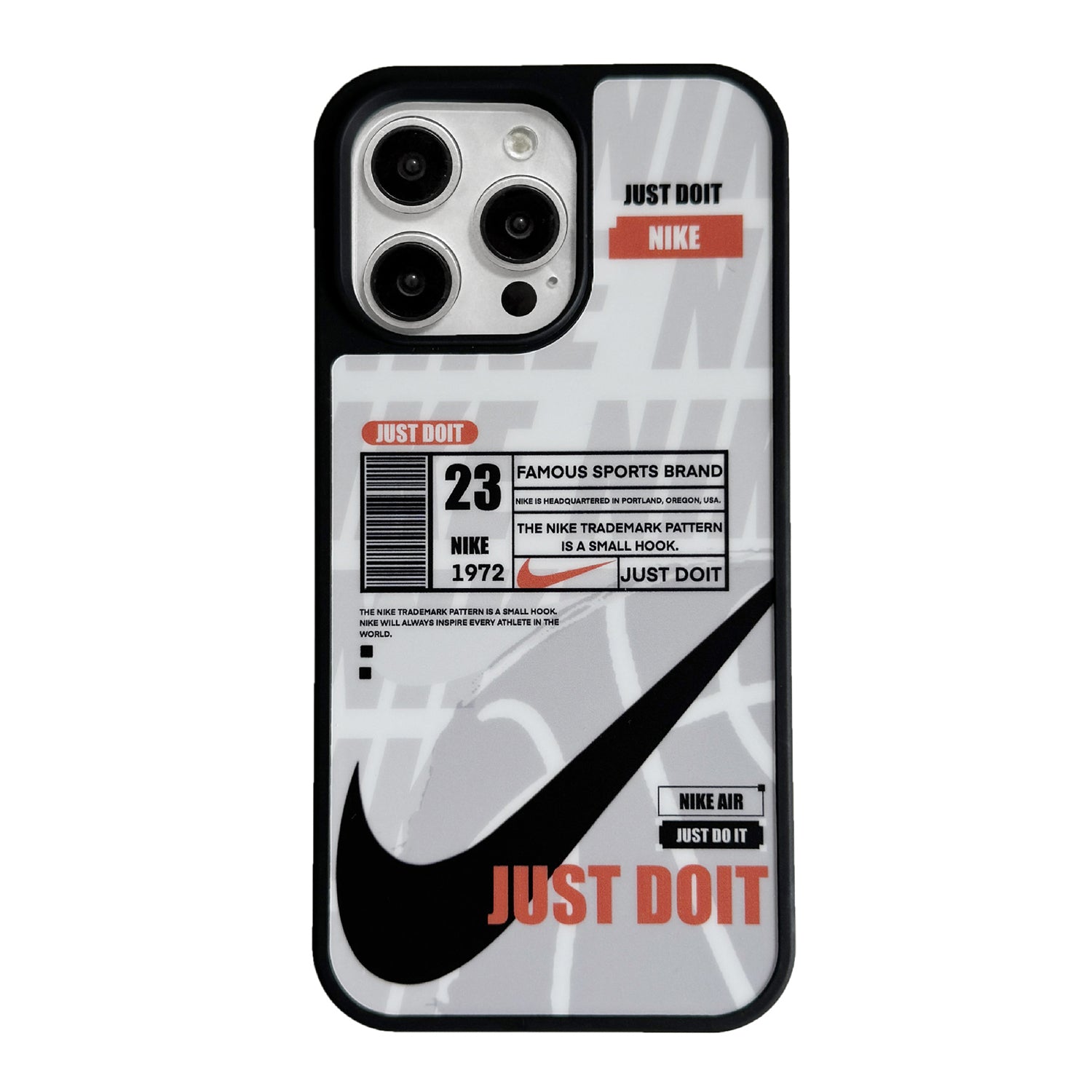 NIKE ×Just Do It Tag iphone Case