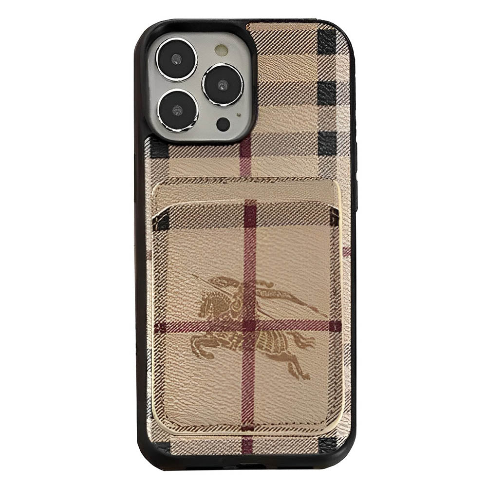 Burberry Leather iPhone Case