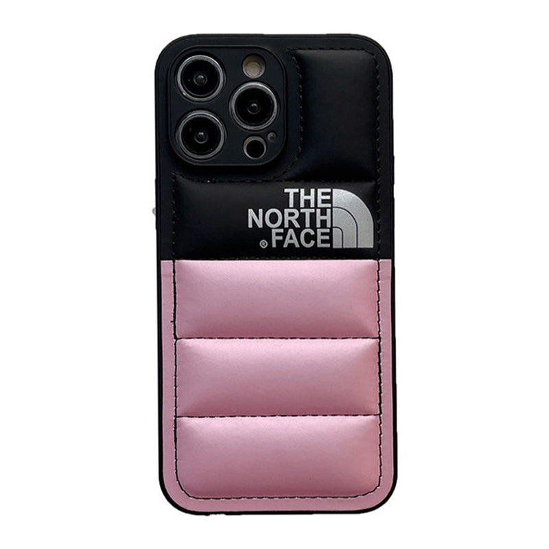 The North Face Colorblock Down Jacket iPhone Case