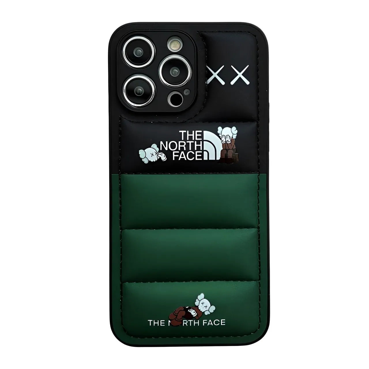 The North Face /KAWS Colorblock Down Jacket iPhone Case