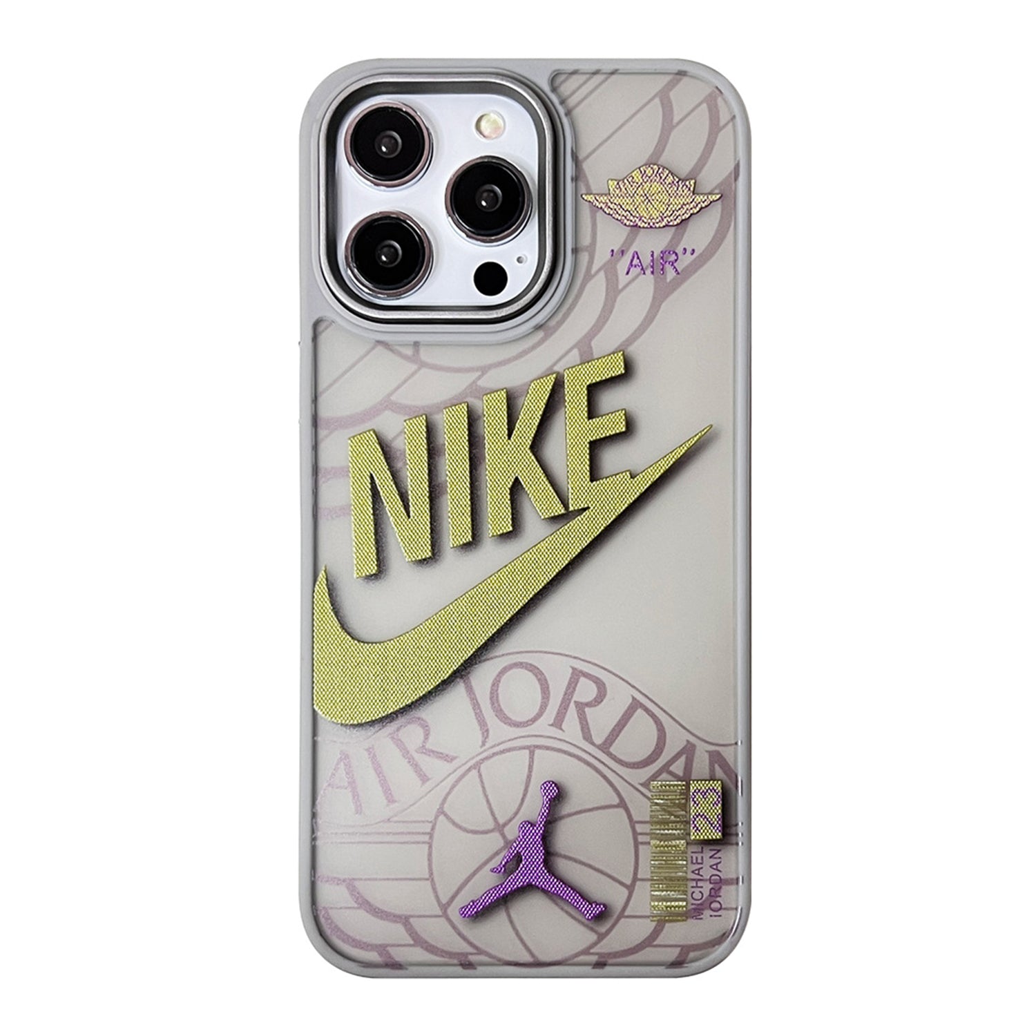 Nike × Air Jordan 1 iPhone Case Frosted Trend