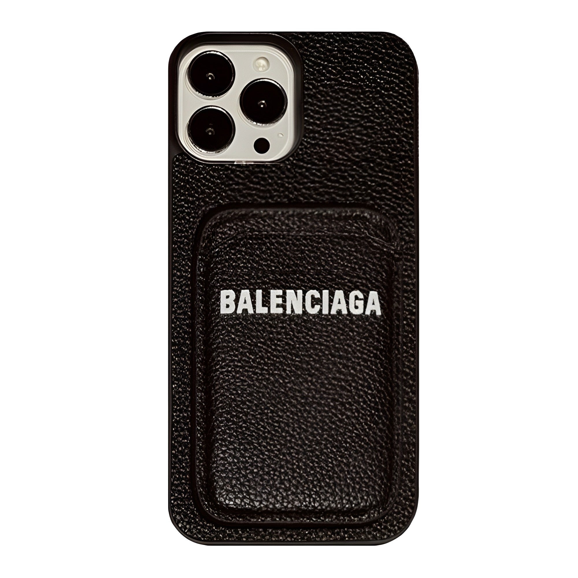 Balenciaga Leather iPhone Wallet Case