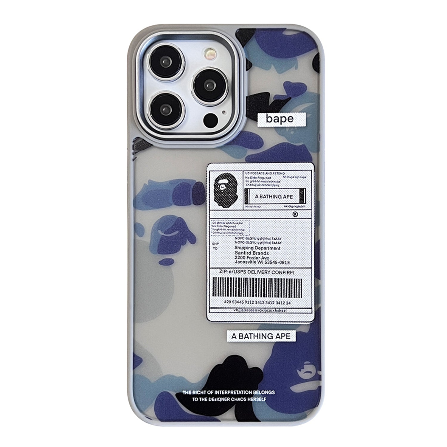 BAPE iPhone Case Street Fashion ins