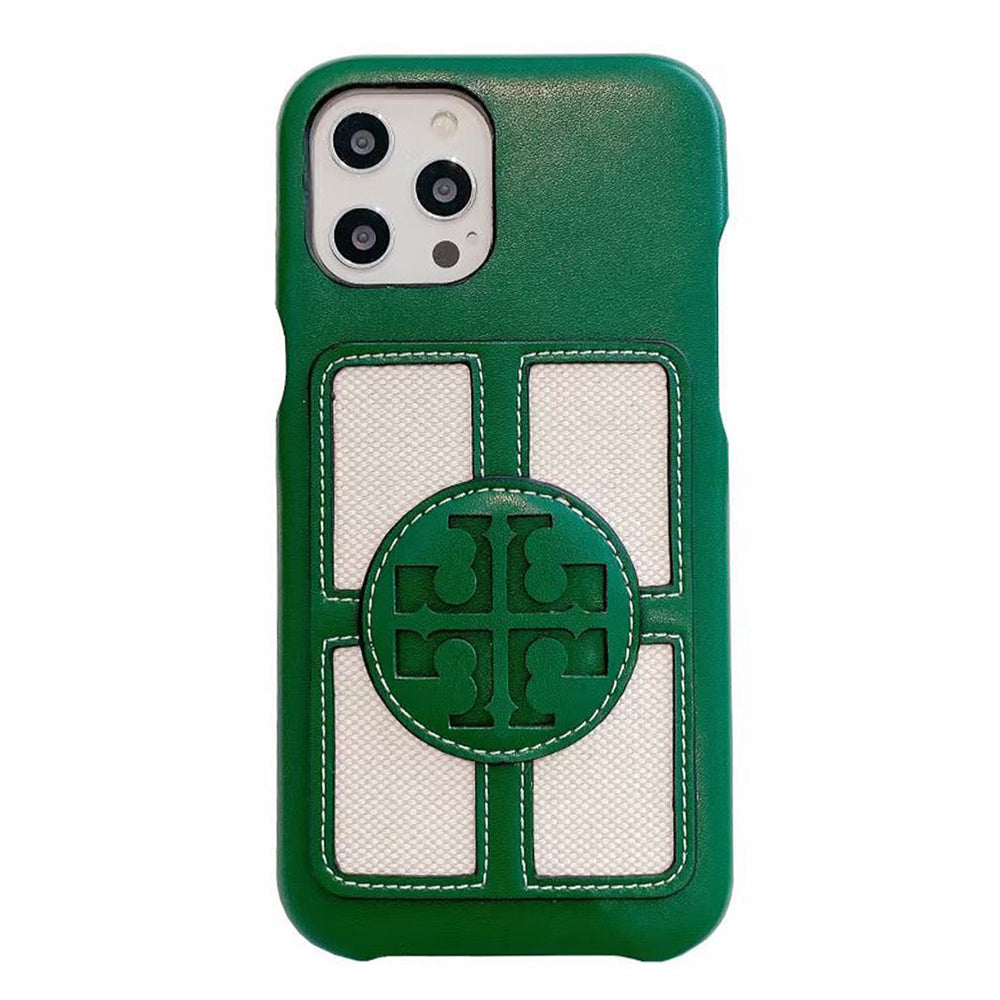 Tory Burch Retro Leather iPhone Wallet Case