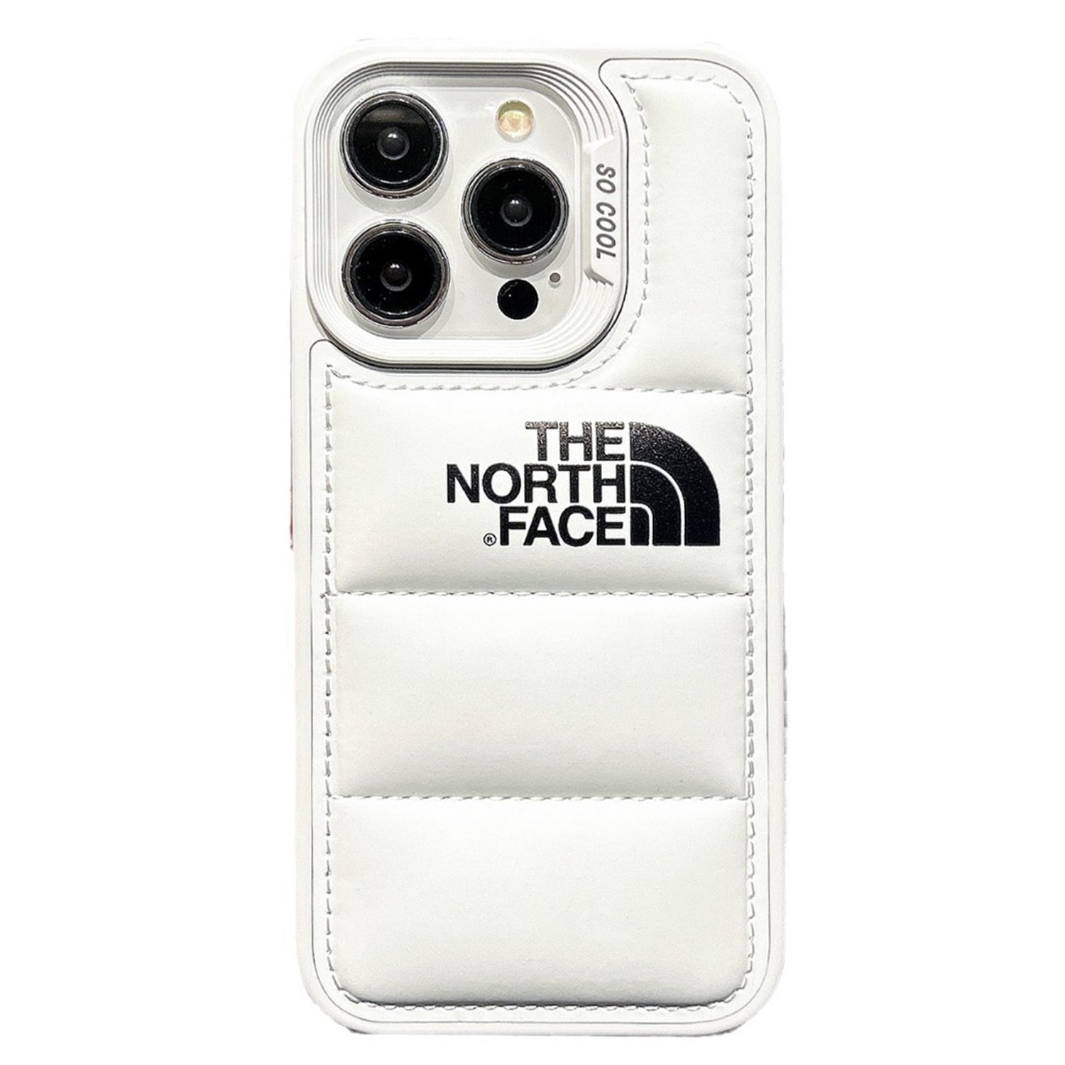 The North Face Down Jacket iPhone Case Color-blocked frame