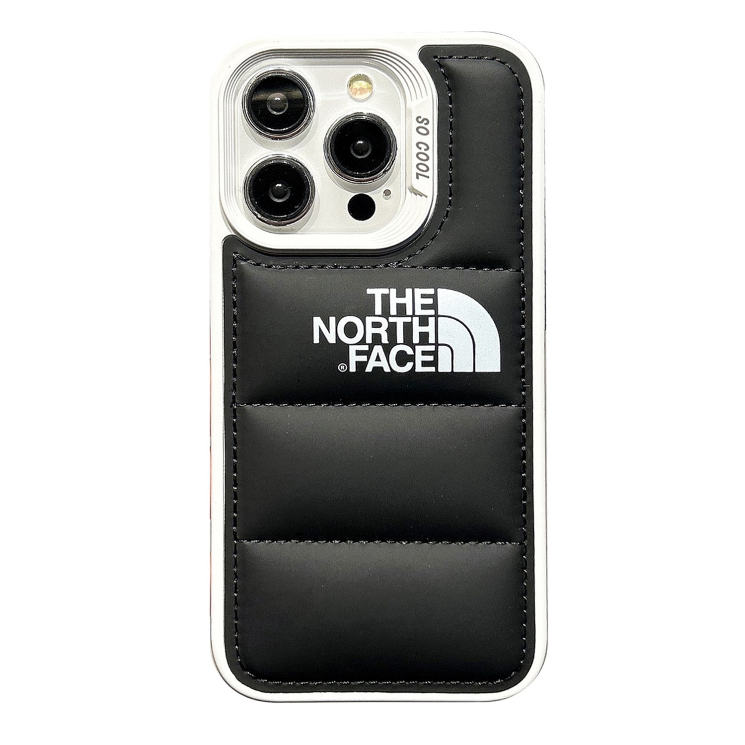 The North Face Down Jacket iPhone Case Color-blocked frame