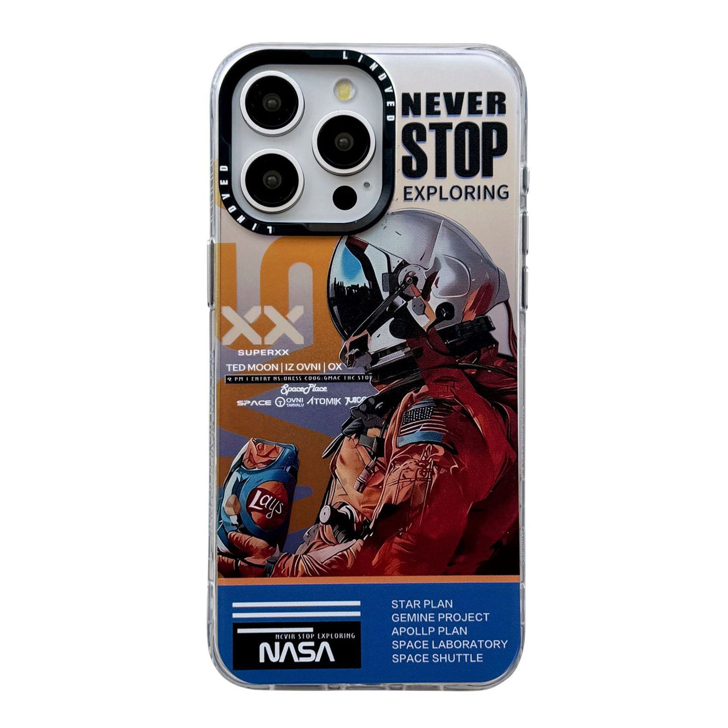 NASA Astronaut Laser iPhone Case