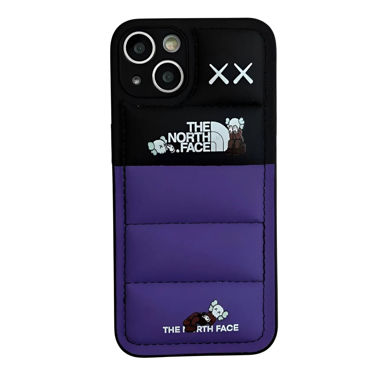 The North Face /KAWS Colorblock Down Jacket iPhone Case