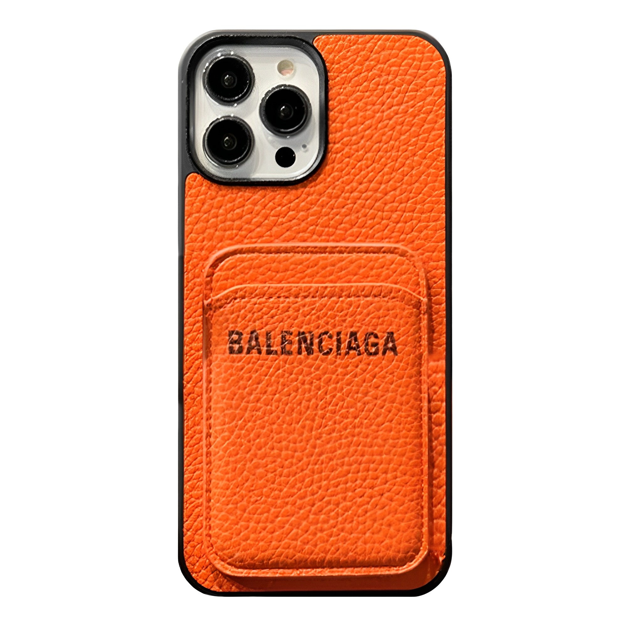 Balenciaga Leather iPhone Wallet Case