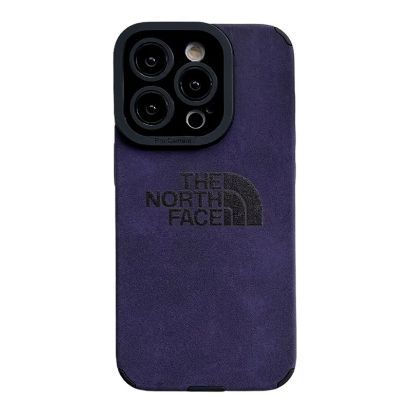 The North Face Suede leather iphone Case