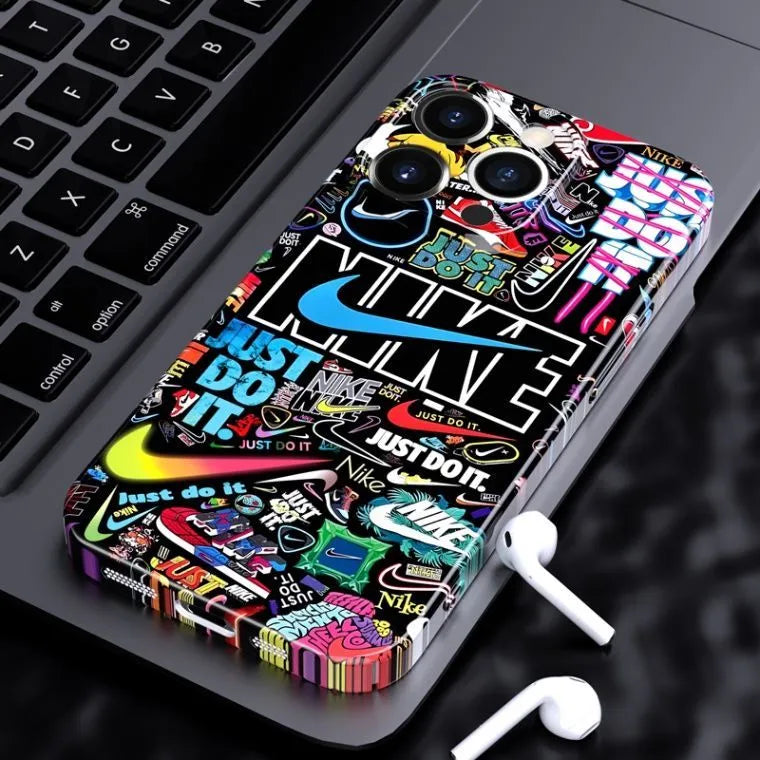 NIKE Trendy Graffiti iphone Case