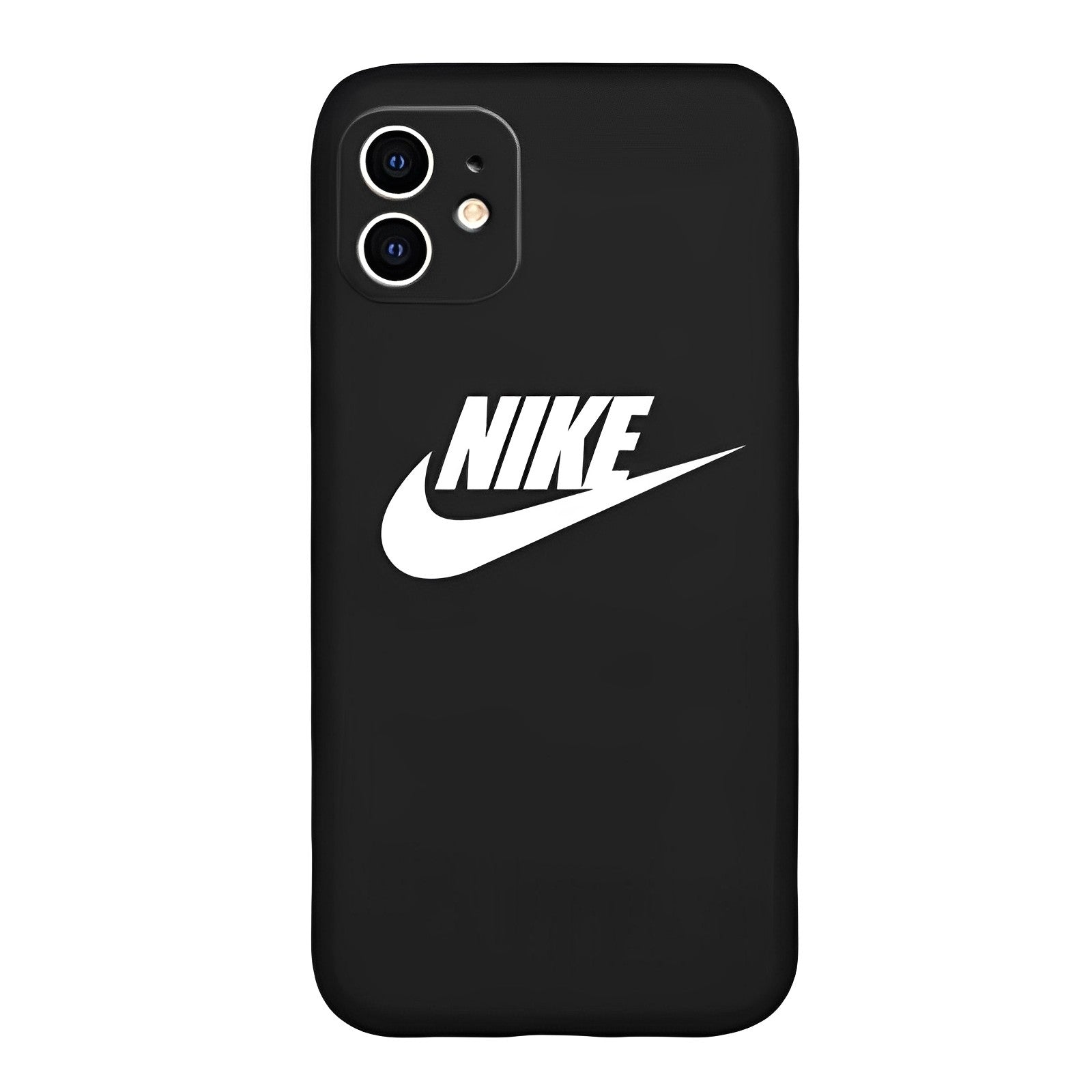 NIKE Black Liquid Silicone Fashion iPhone Case