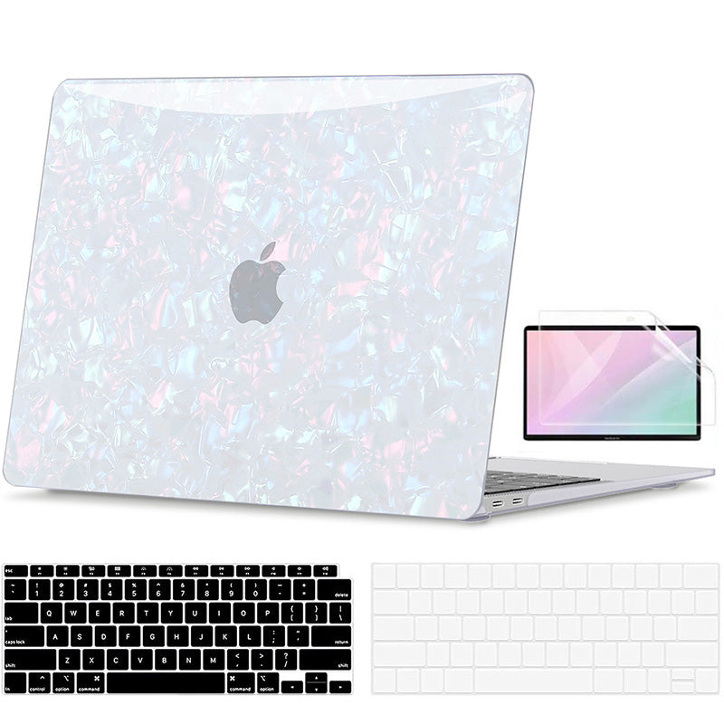 Glitter Pearl Shell Macbook Case