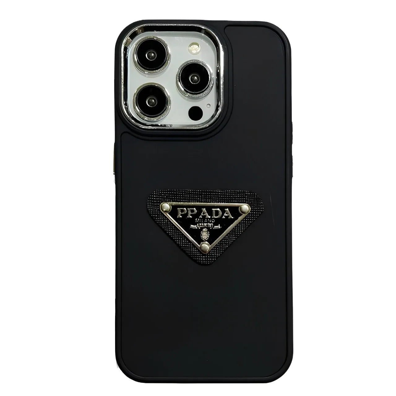 PD Simple Metal Triangle Label iPhone Case