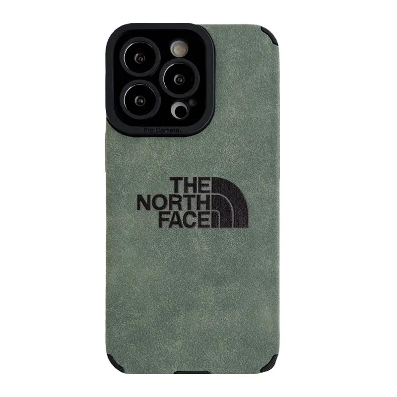 The North Face Suede leather iphone Case