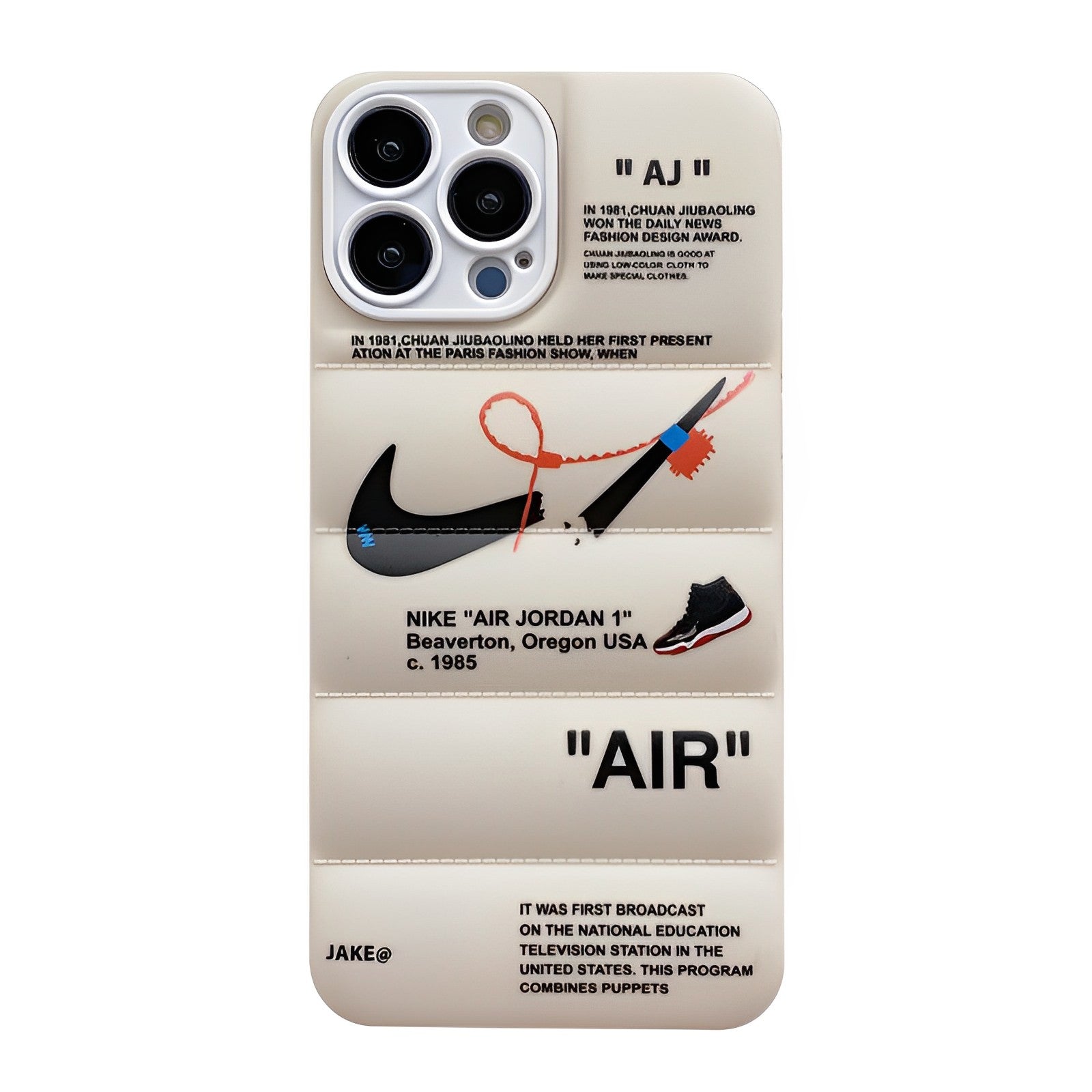 NIKE × Air Jordan Down Jacket iPhone Case