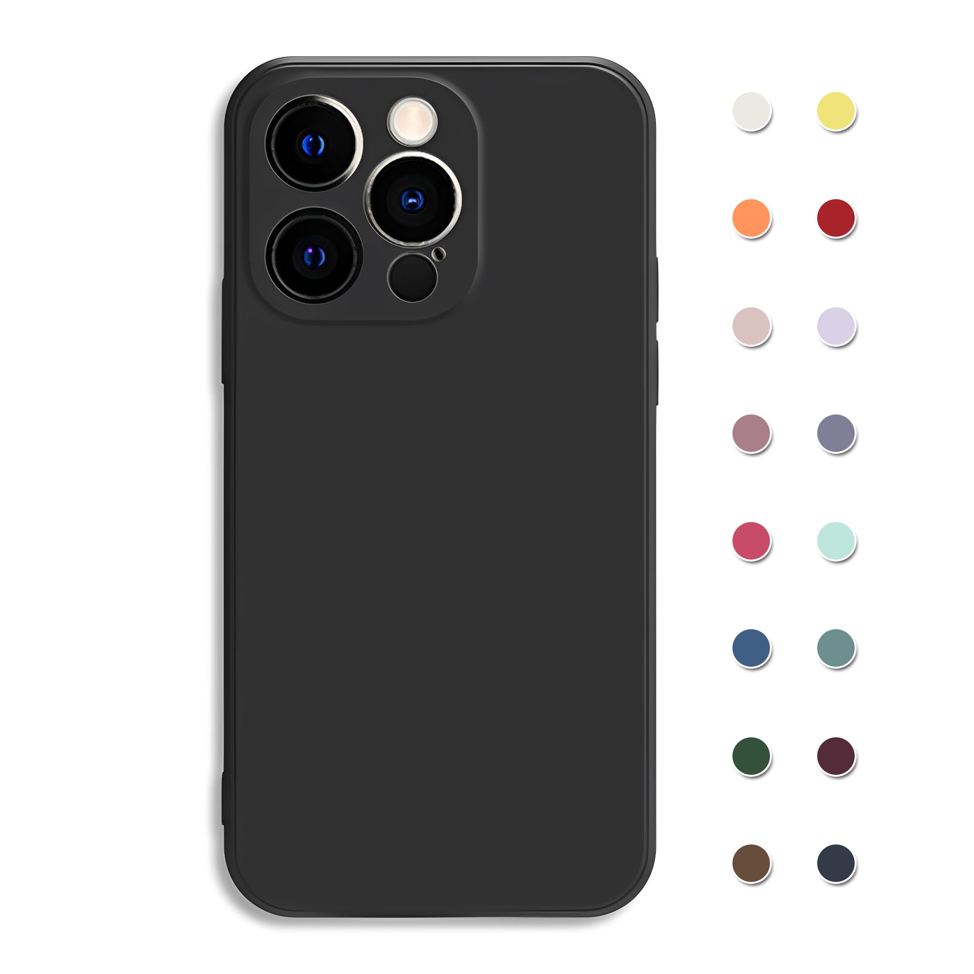 iPhone Case - Black Liquid Silicone