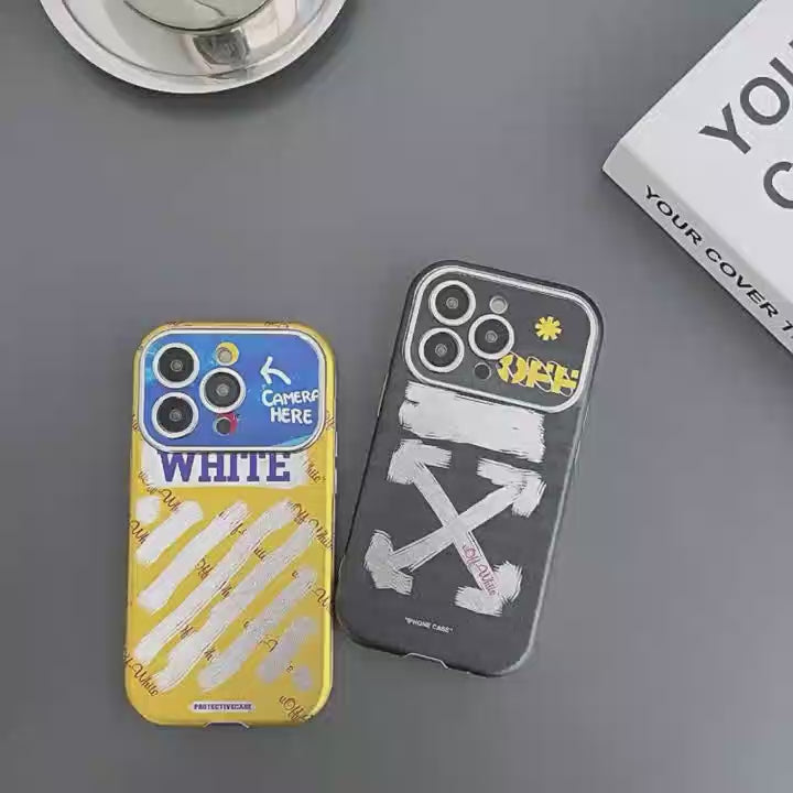 Off-White Vintage Leather iPhone Case