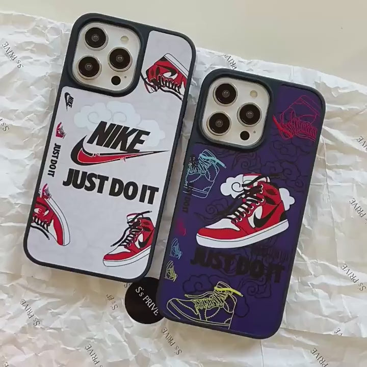 Nike × Air Jordan 1×Just Do It iPhone Case