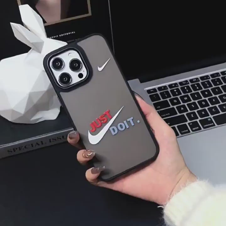 Nike × Just Do It Simple iPhone Case