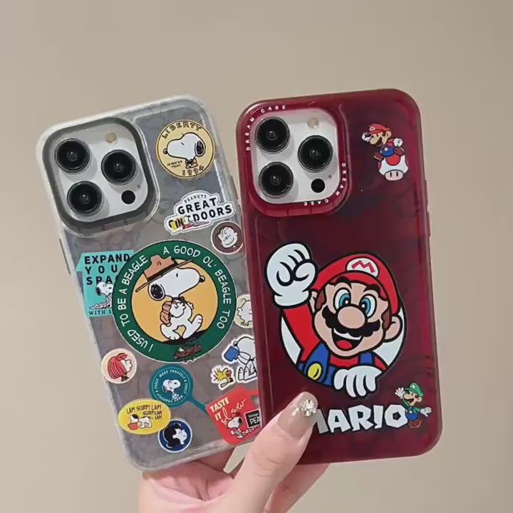 Super Mario × Snoopy iPhone Case