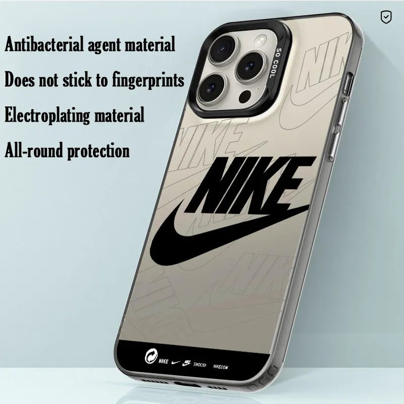 Official Original Electroplated Silver NK iphone Case