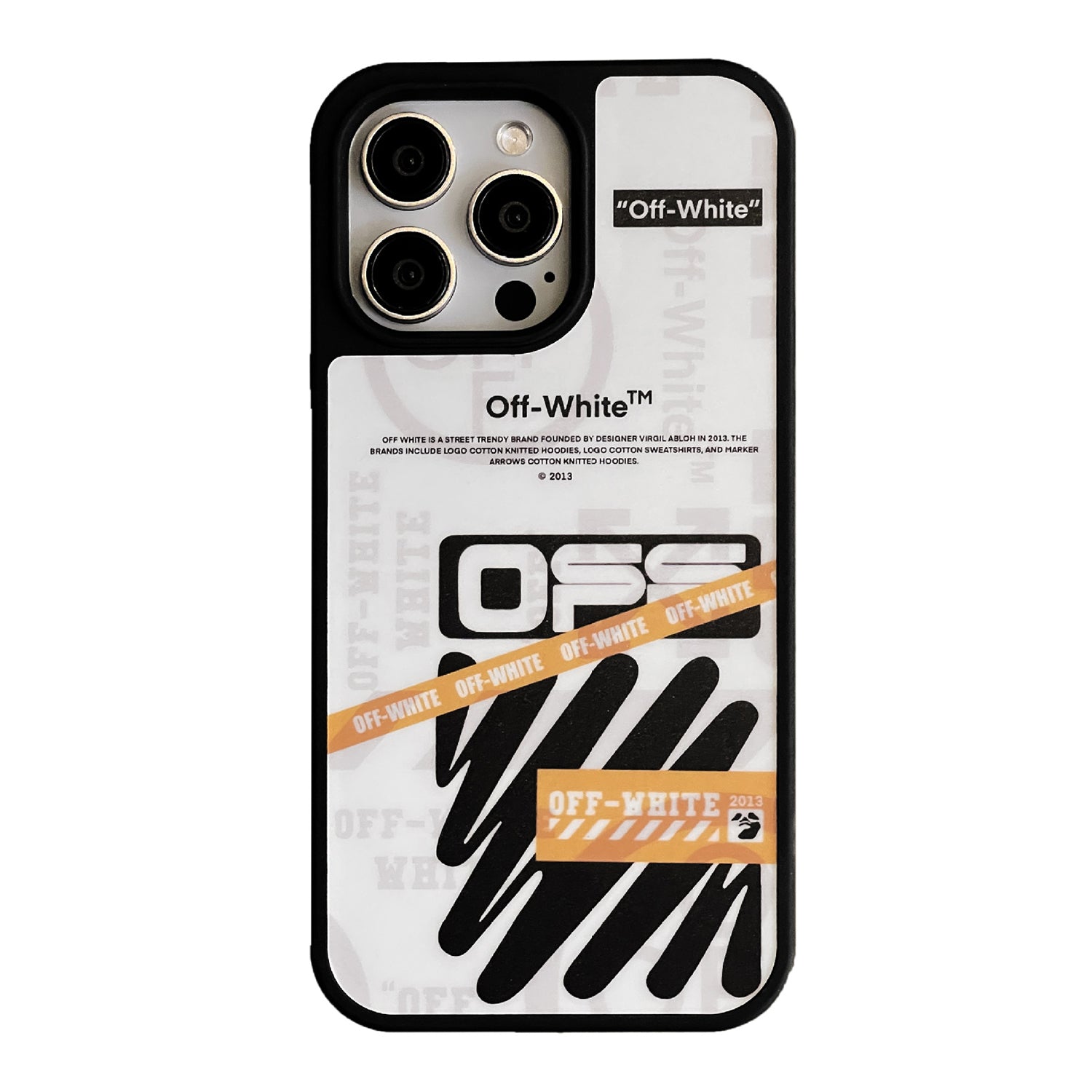 Off-White iPhone Case Street Stripe