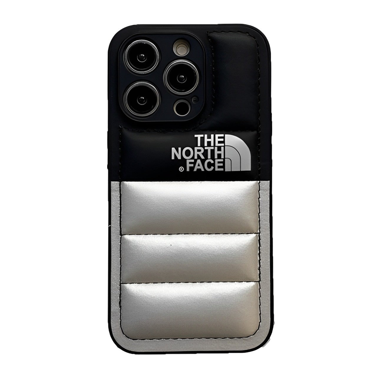 The North Face Colorblock Down Jacket iPhone Case