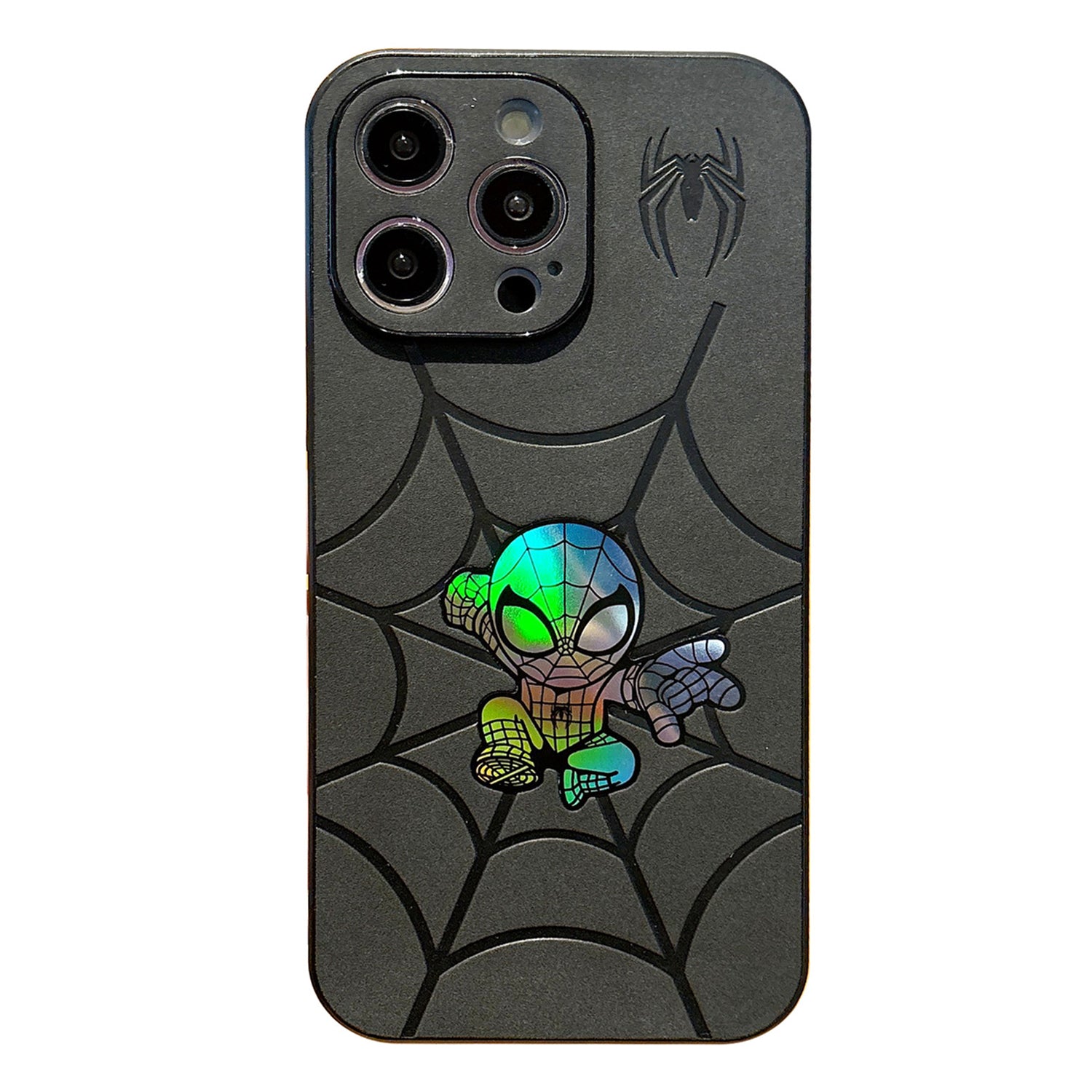 Spider-Man iPhone Case Laser Suede leather