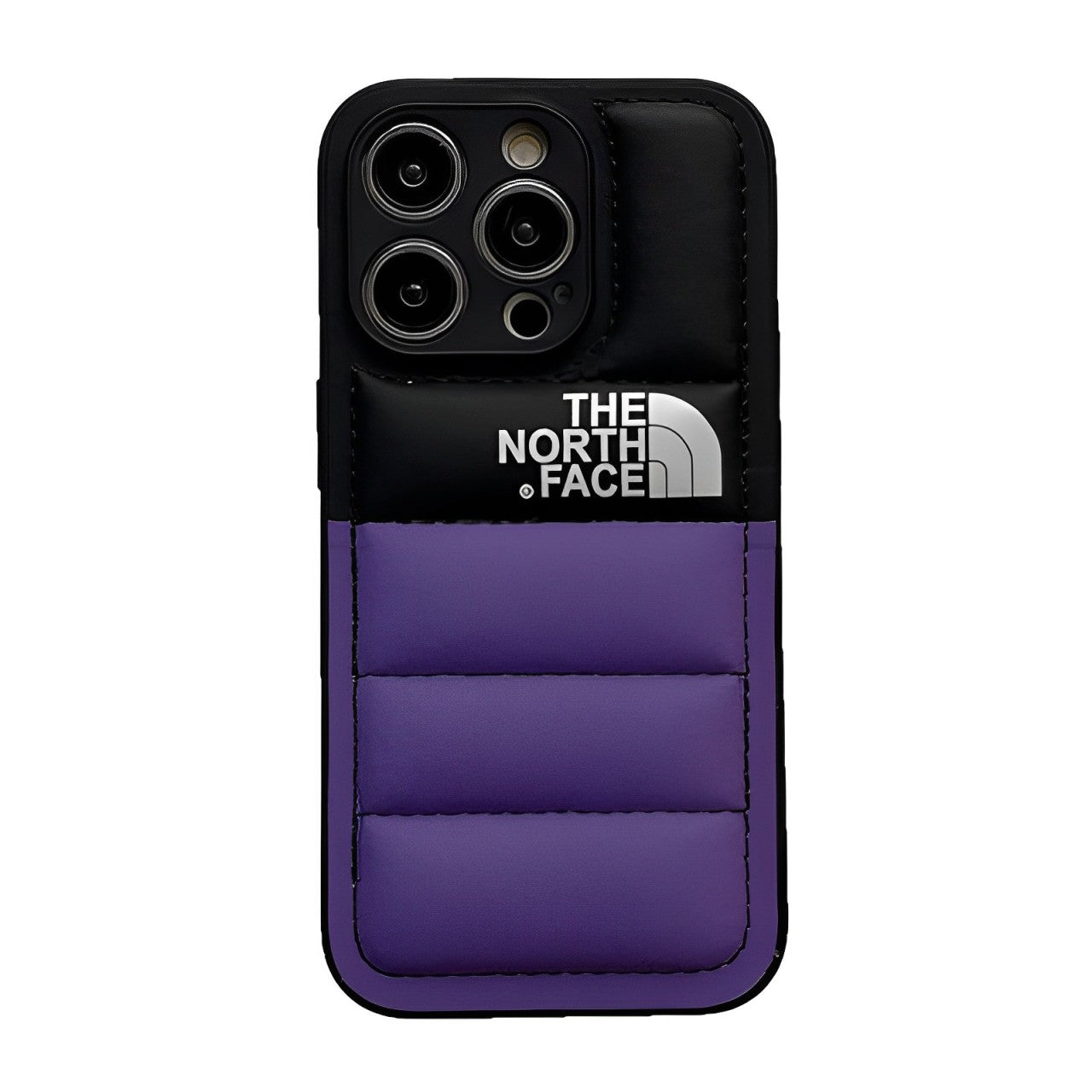 The North Face Colorblock Down Jacket iPhone Case