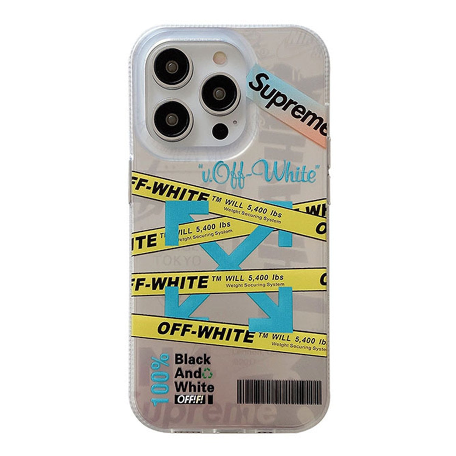 Off-White × Supreme iphone Case Trendy Tags