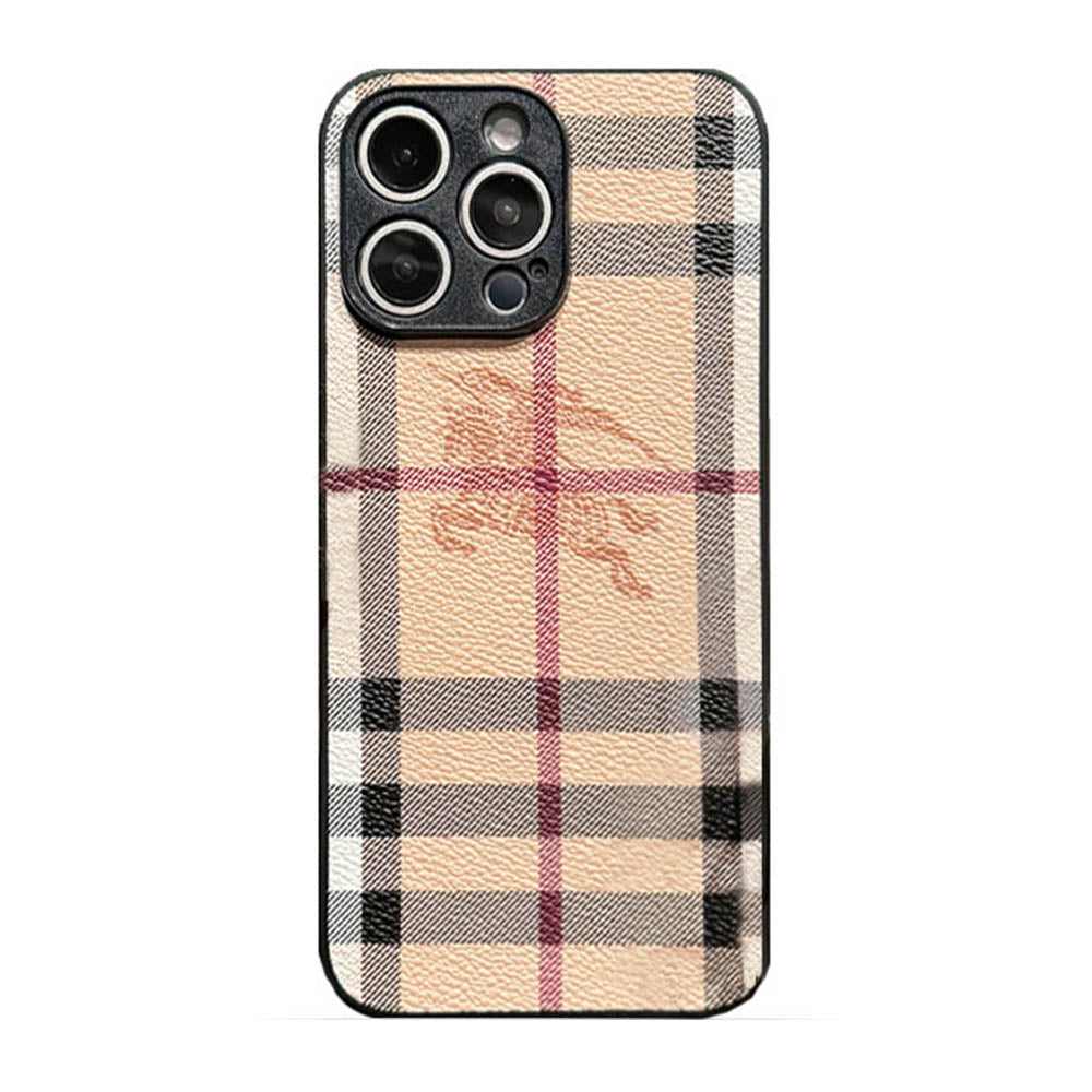 Burberry Leather iPhone Case