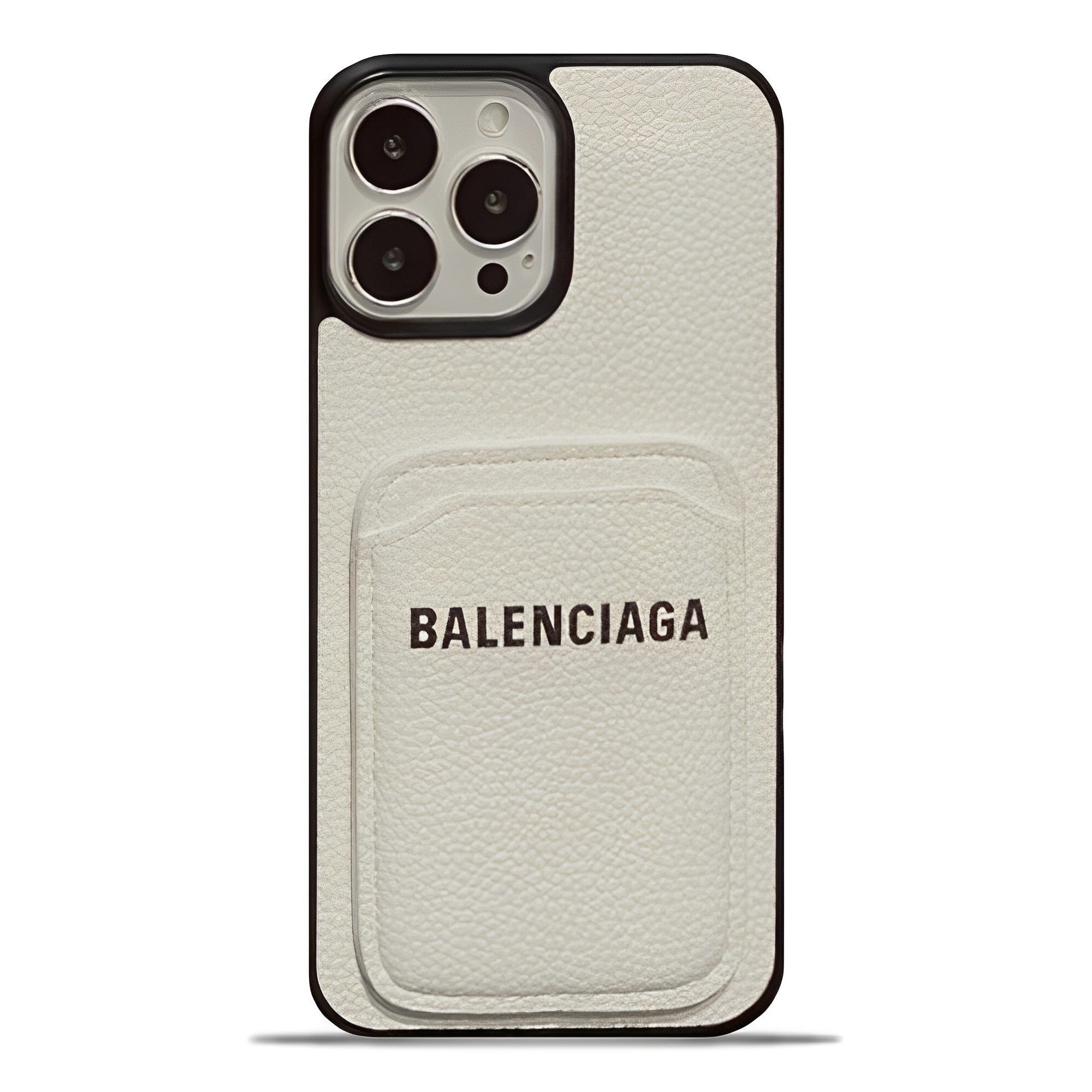 Balenciaga Leather iPhone Wallet Case