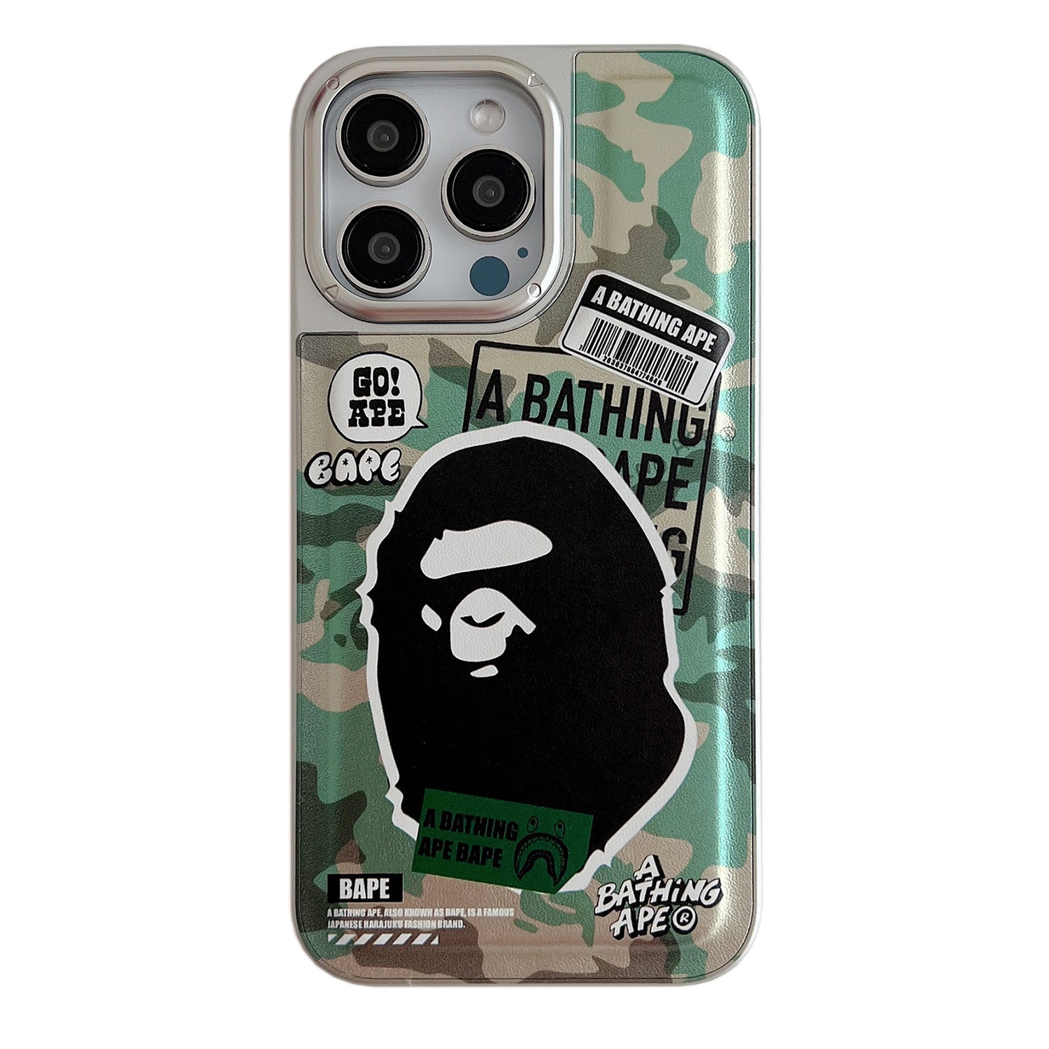 BAPE Camouflage Label iPhone Case