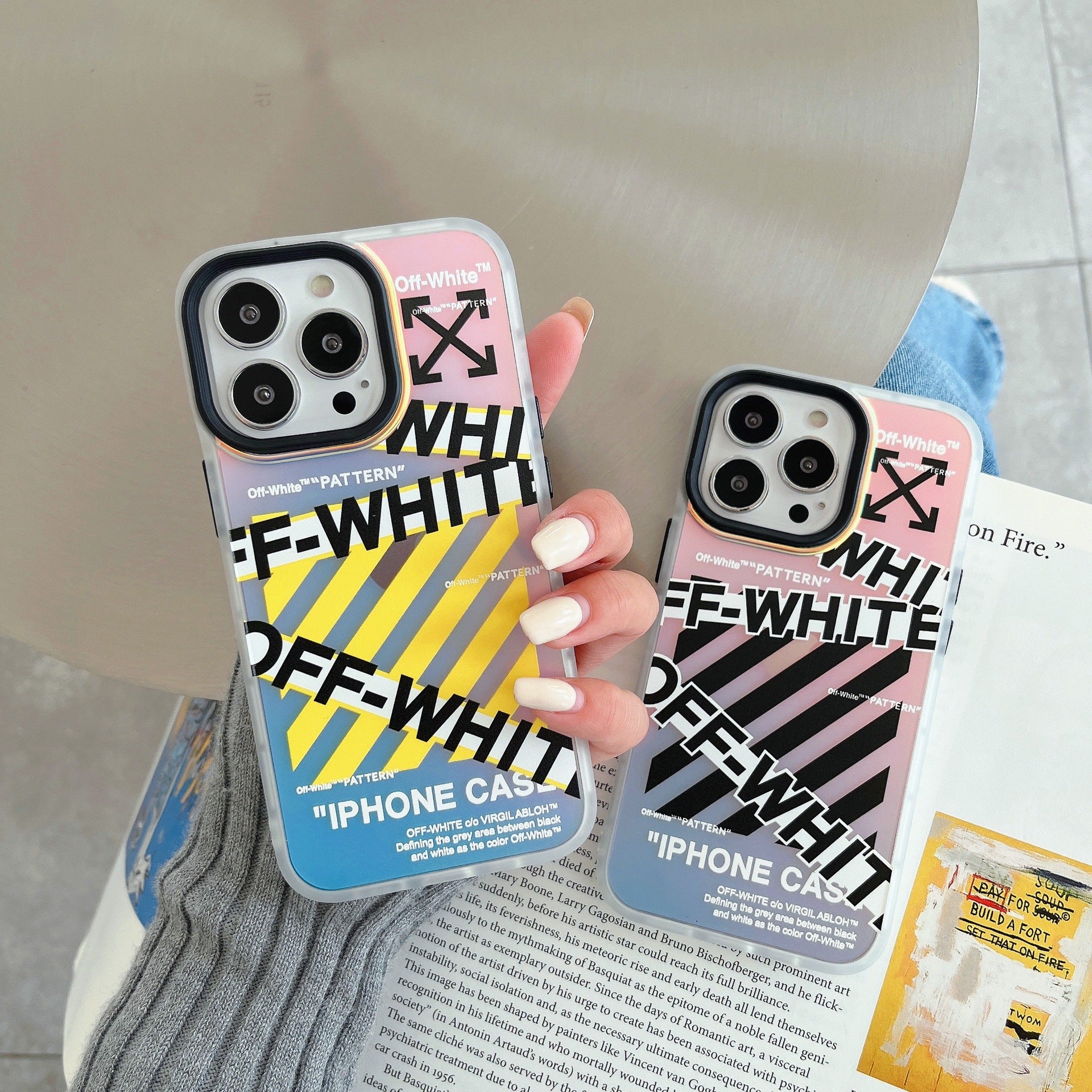 Gradient Off-White iPhone Case