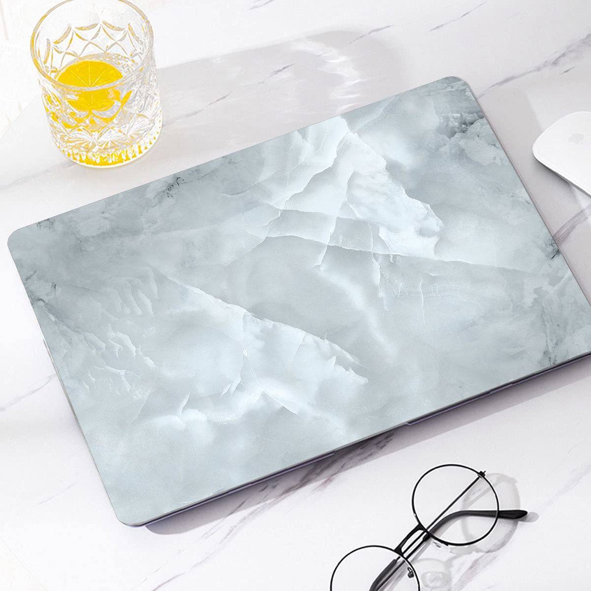 Pottery White Marble | Macbook case customizable