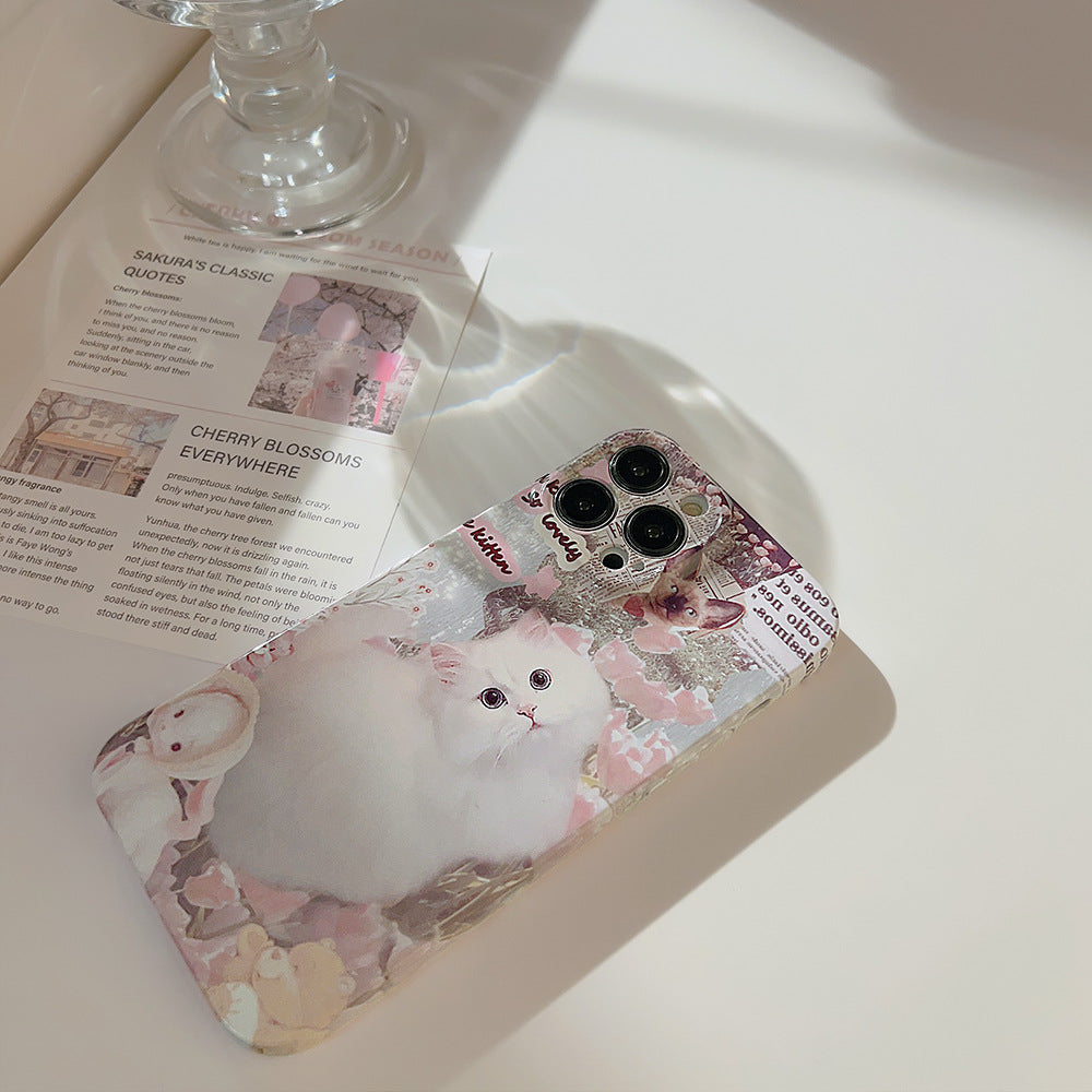 Romantic Cat iPhone Case