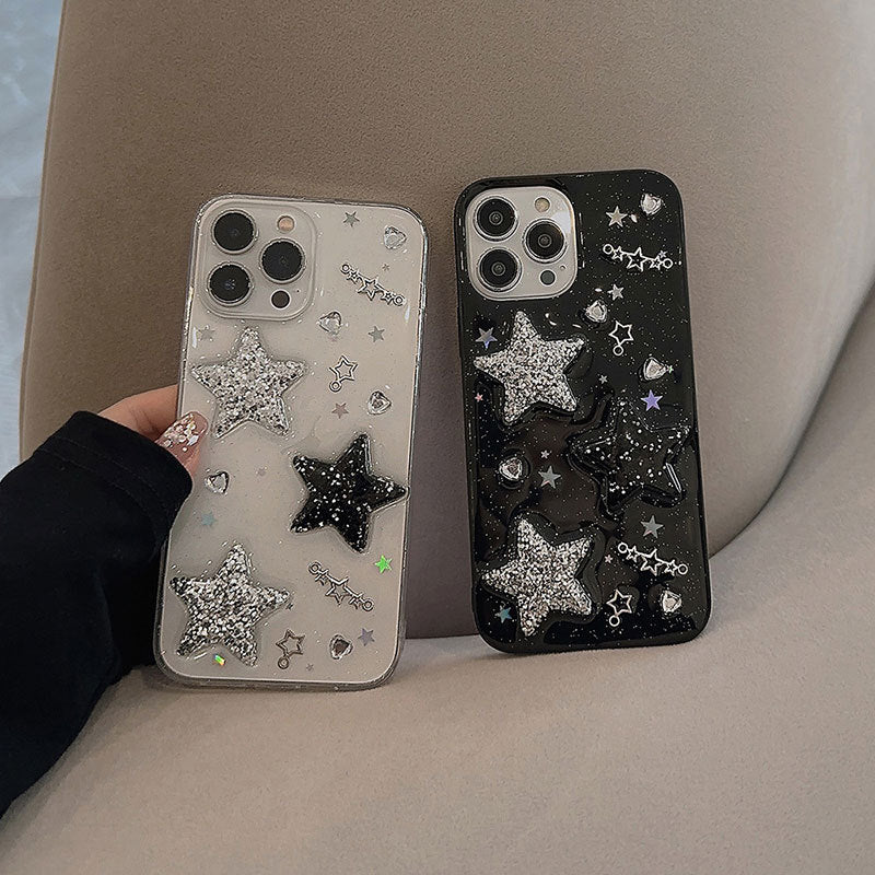 3D Star Diamond iPhone Case