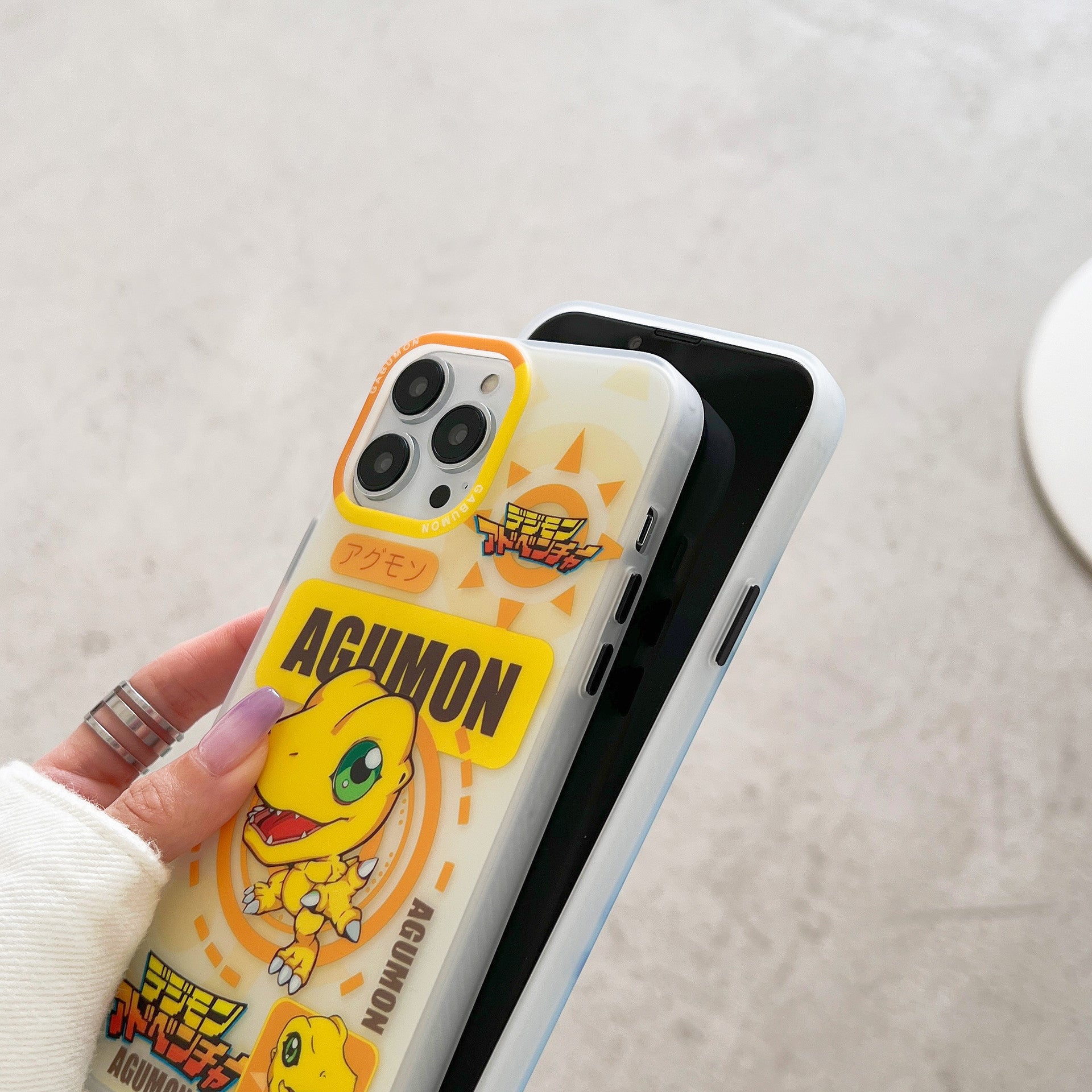 Agumon × Gabumon iphone Case