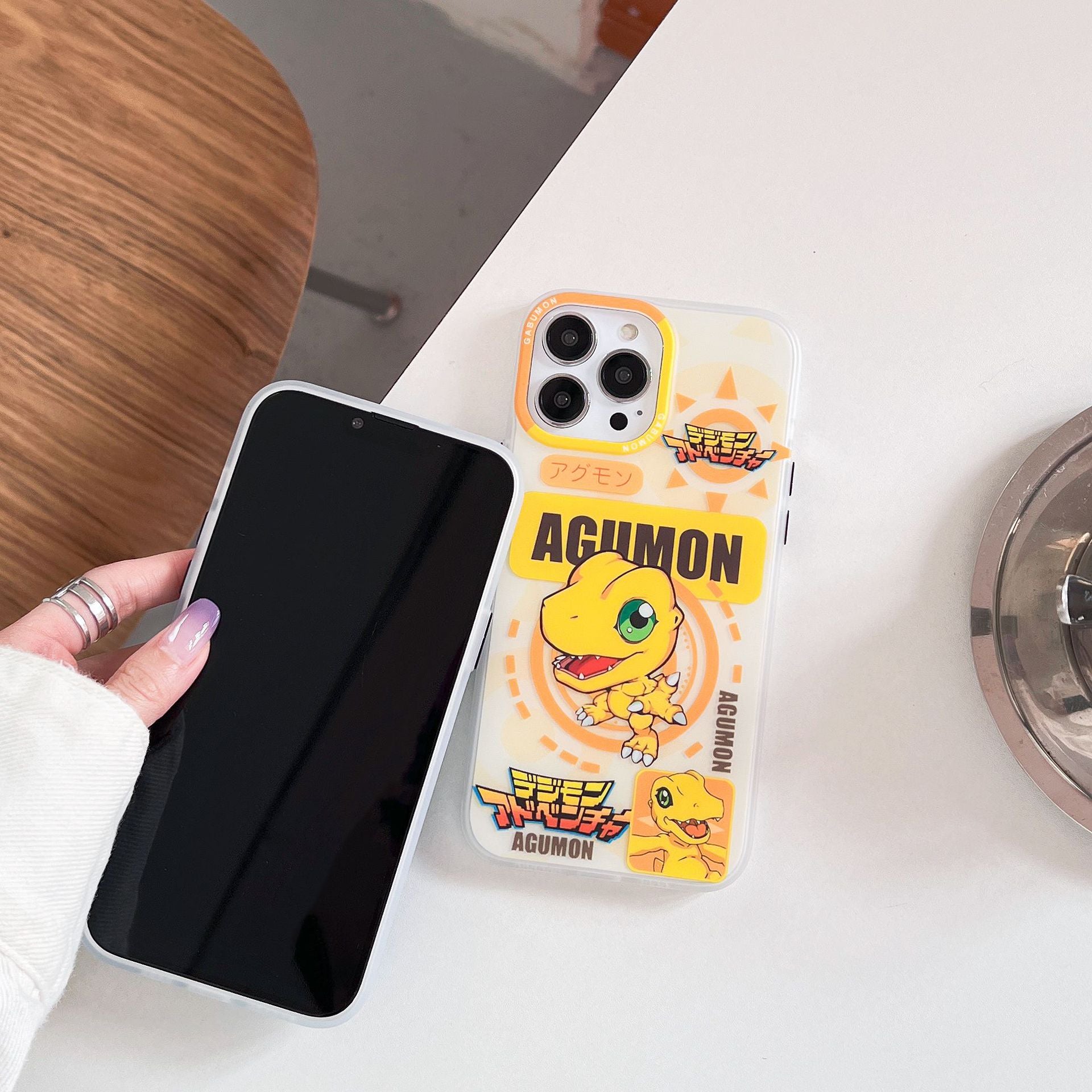 Agumon × Gabumon iphone Case