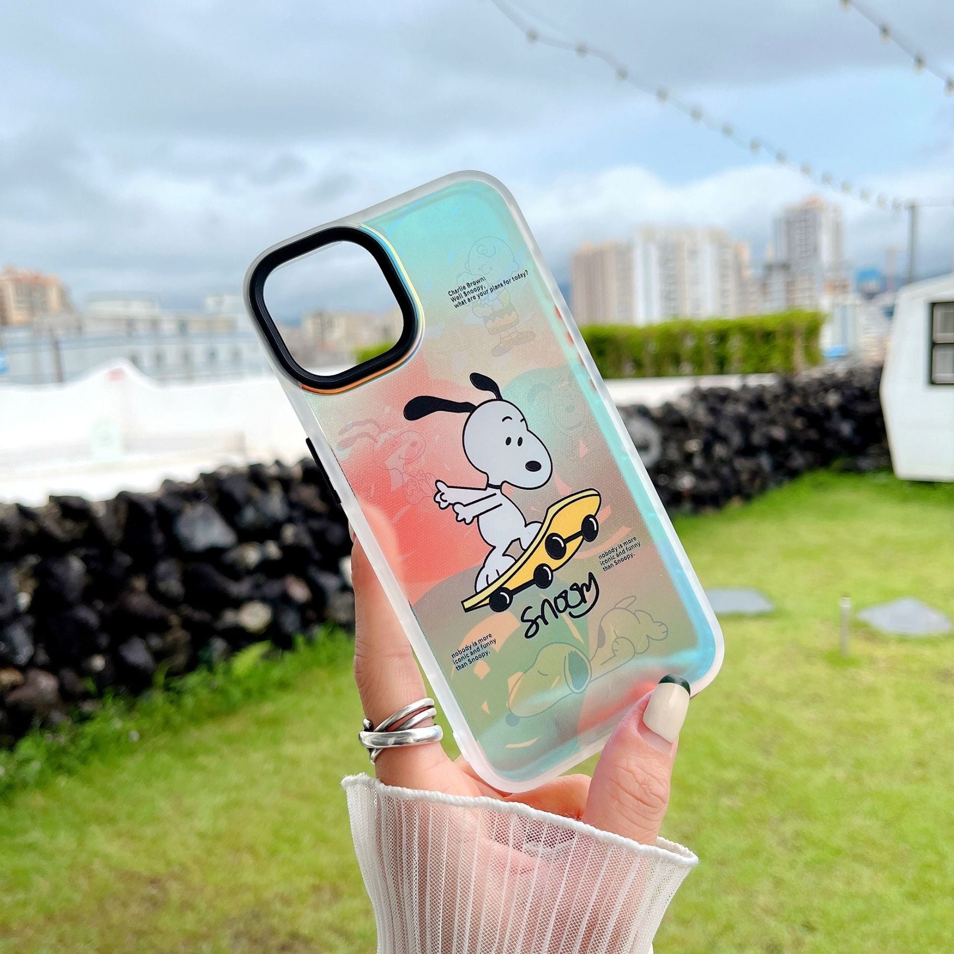 Cute Snoopy iPhone Case