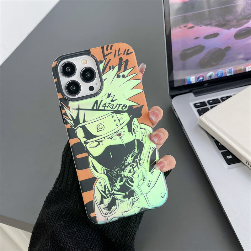 Anime Characters Hologram iPhone Case