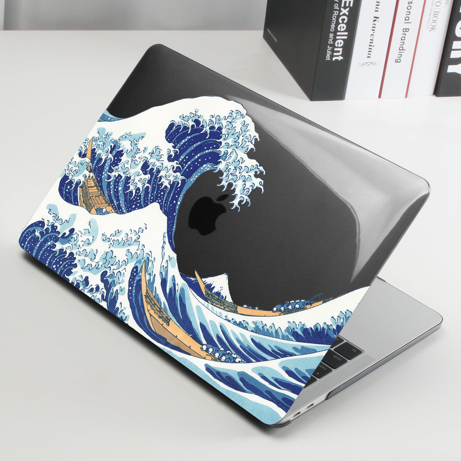 Sailing on the waves Macbook case