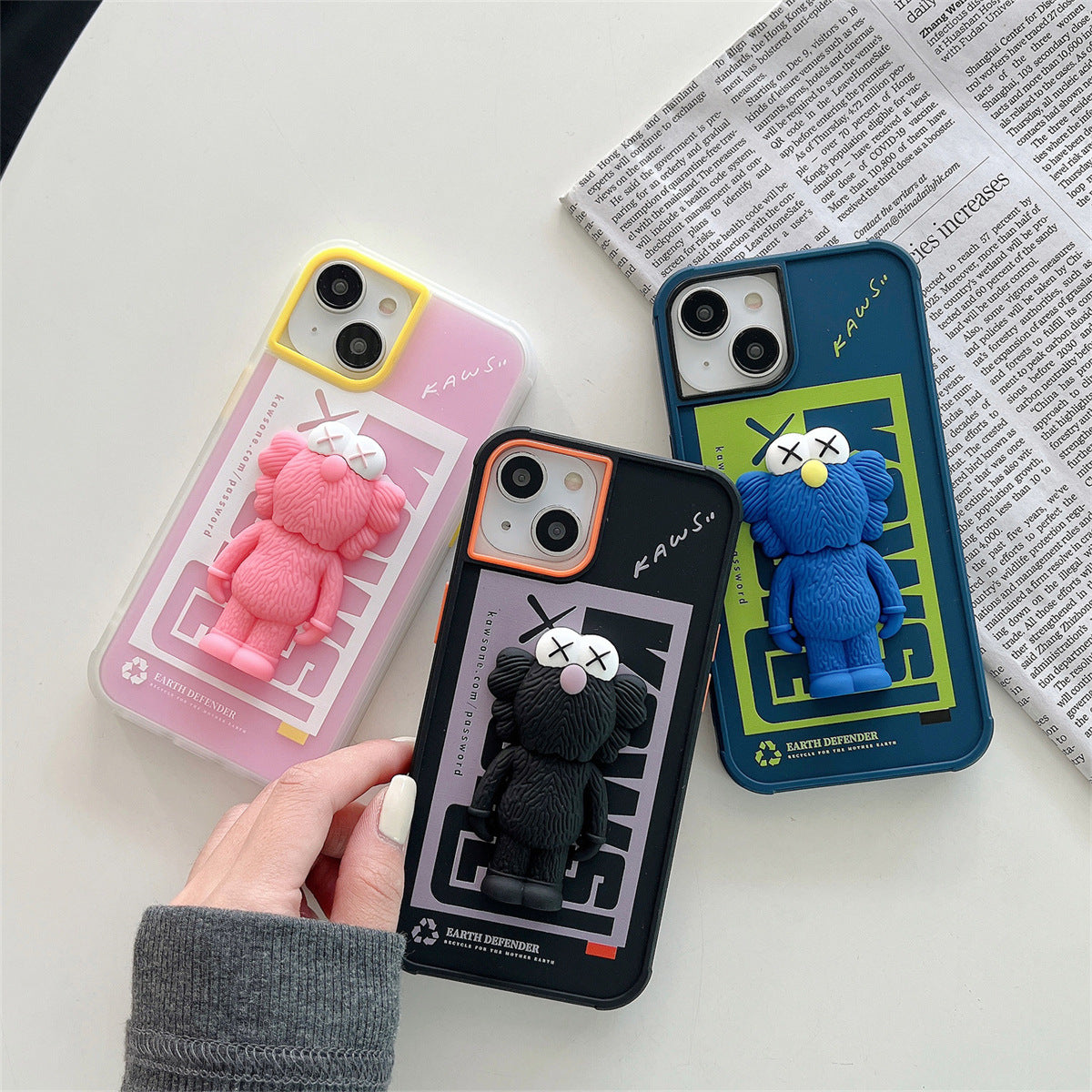 KAWS 3D Sesame Street iPhone Case