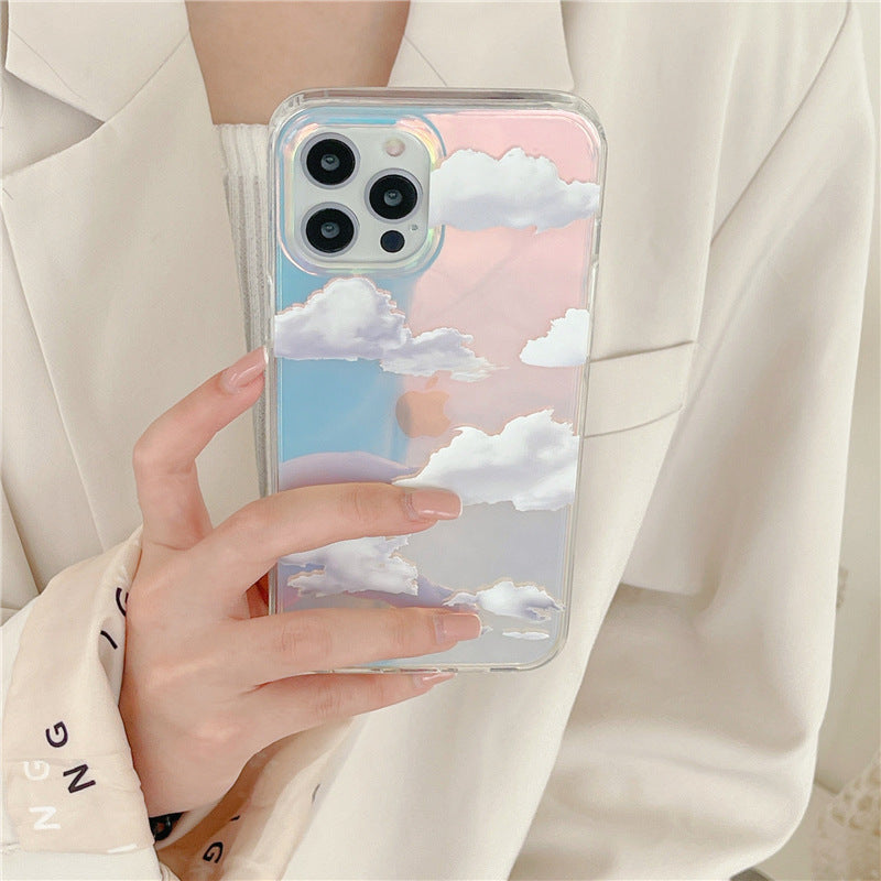 Laser Cloud Fantasy iPhone Case