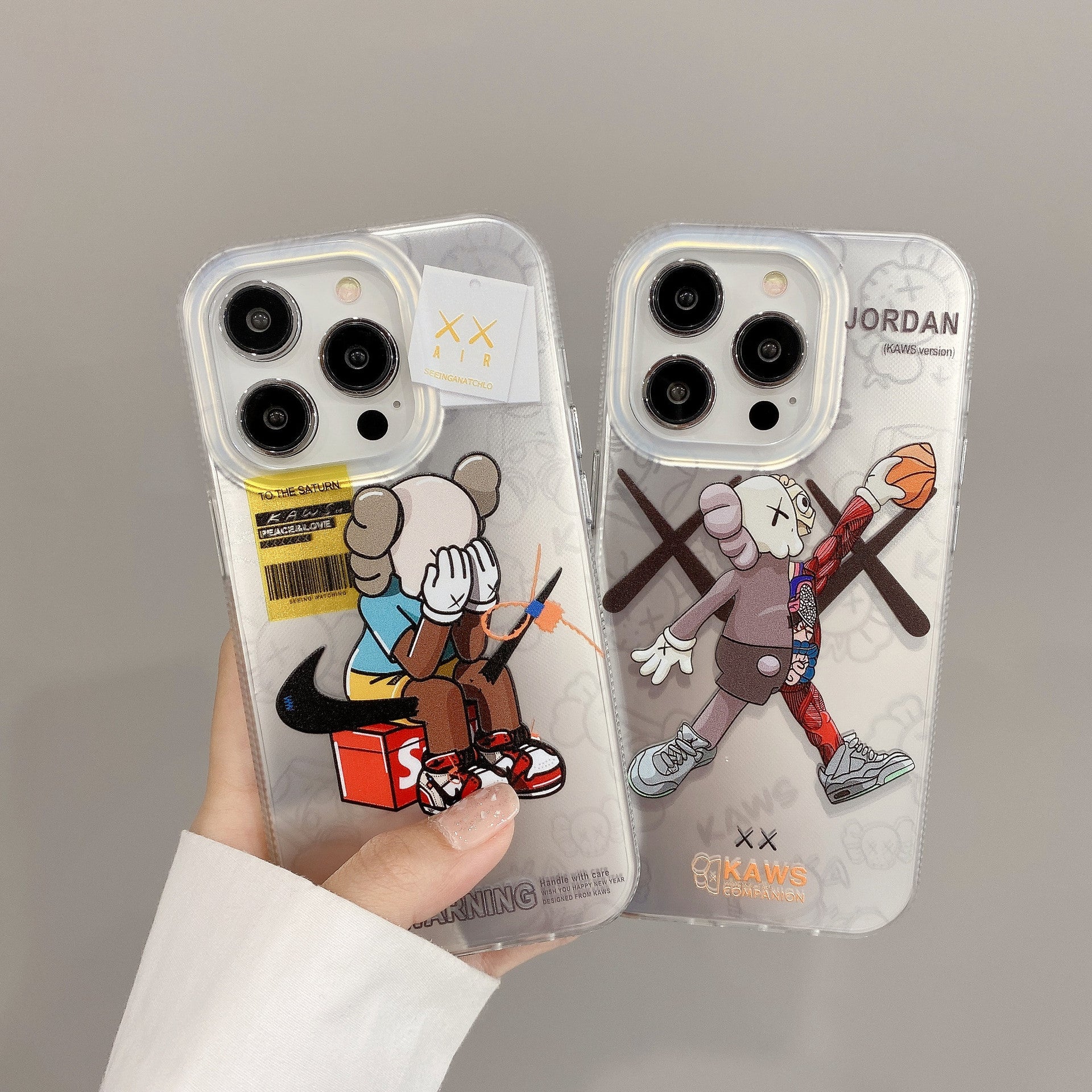 KAWS Laser Plating iPhone Case