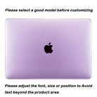 Transparent Purple | Macbook case customizable