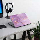 Purple emotion marble | Macbook case customizable Logo shines through - BELKCASE