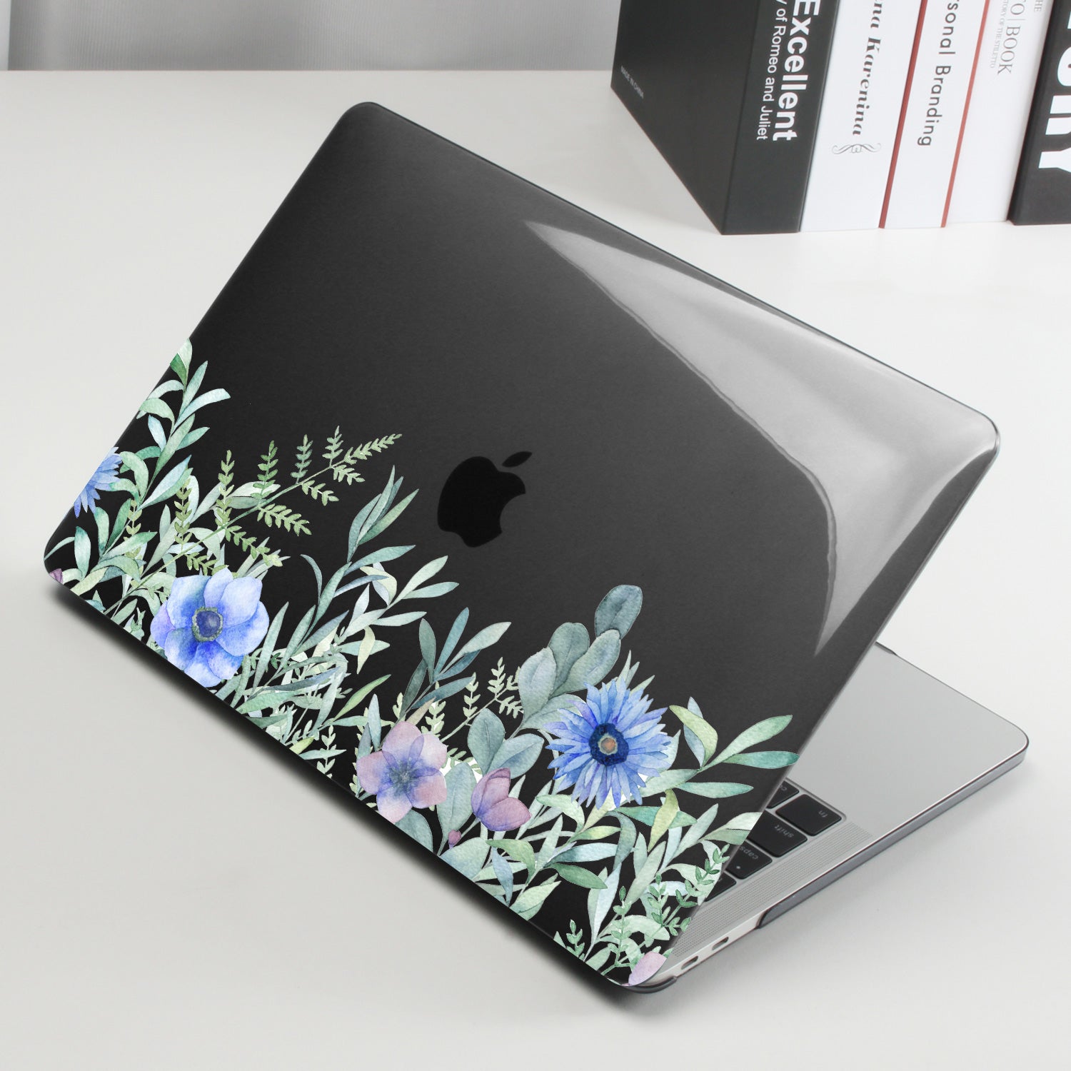 Blue Flower Blooming Macbook case